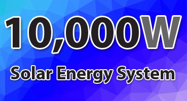 10000 Watt Solar Energy System