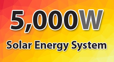 5000 Watt Solar Energy System
